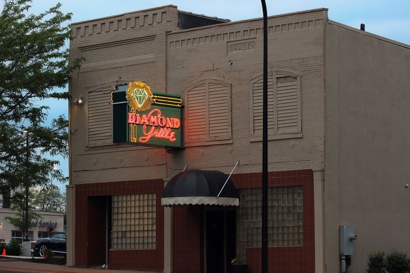 The downtown Akron location adds to its character