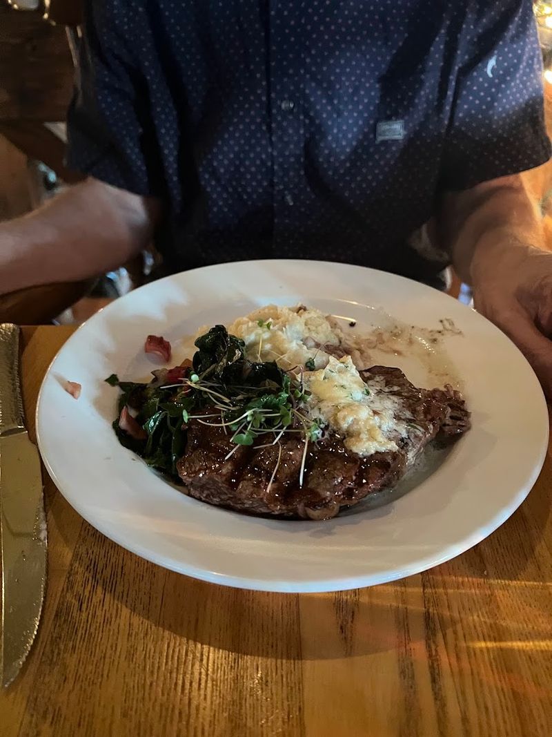 The filet mignon is the dish that earns the drive
