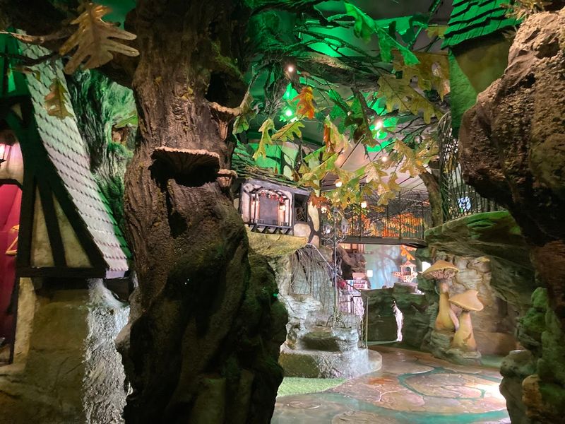 The maze feels alive with secret passages and surprises The maze feels alive with secret passages and surprises