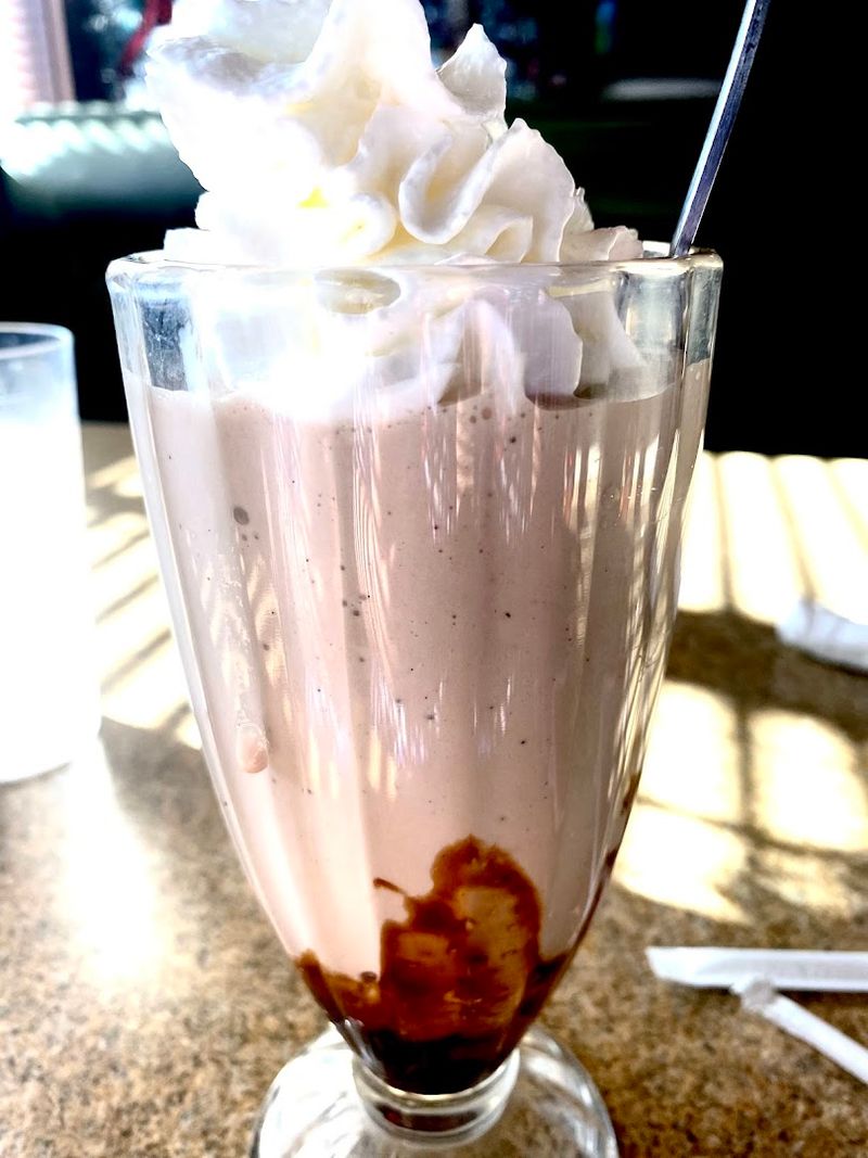 The milkshakes are the headline attraction