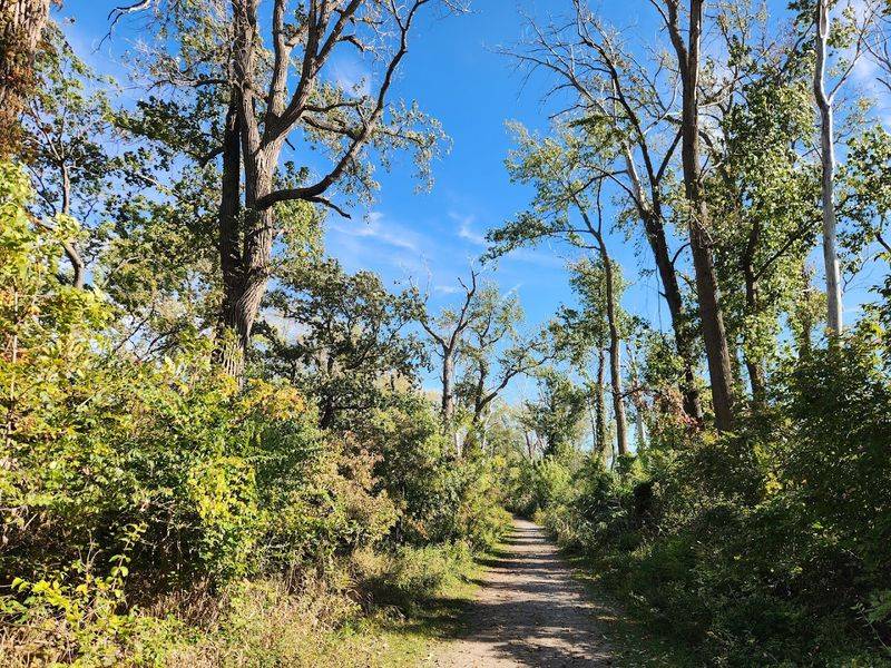 The peaceful trails through wetlands and shoreline habitat
