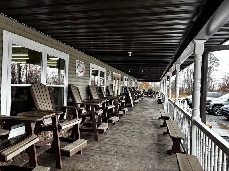 The porch makes lunch feel like a day trip The porch makes lunch feel like a day trip