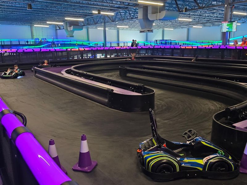 The racing is fast, but the experience depends on when you go