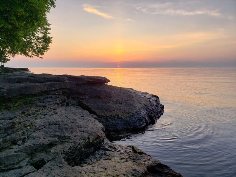 The rocky shoreline might be the park's secret star