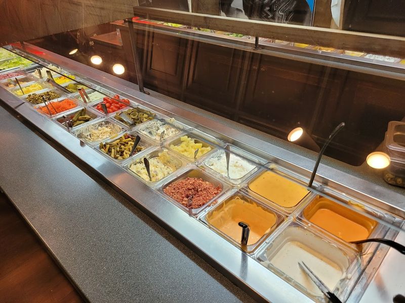 The salad bar has a following of its own The salad bar has a following of its own