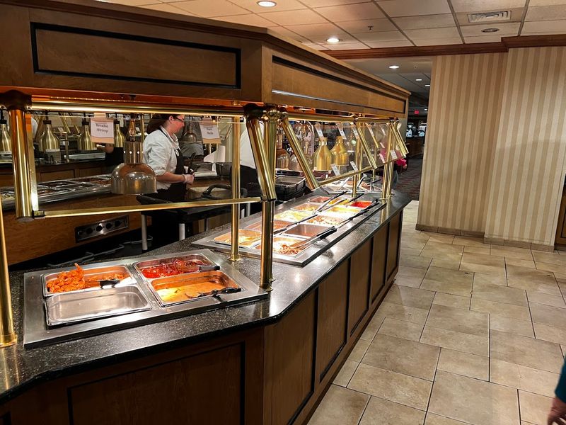 The smorgasbord is the big reason people come