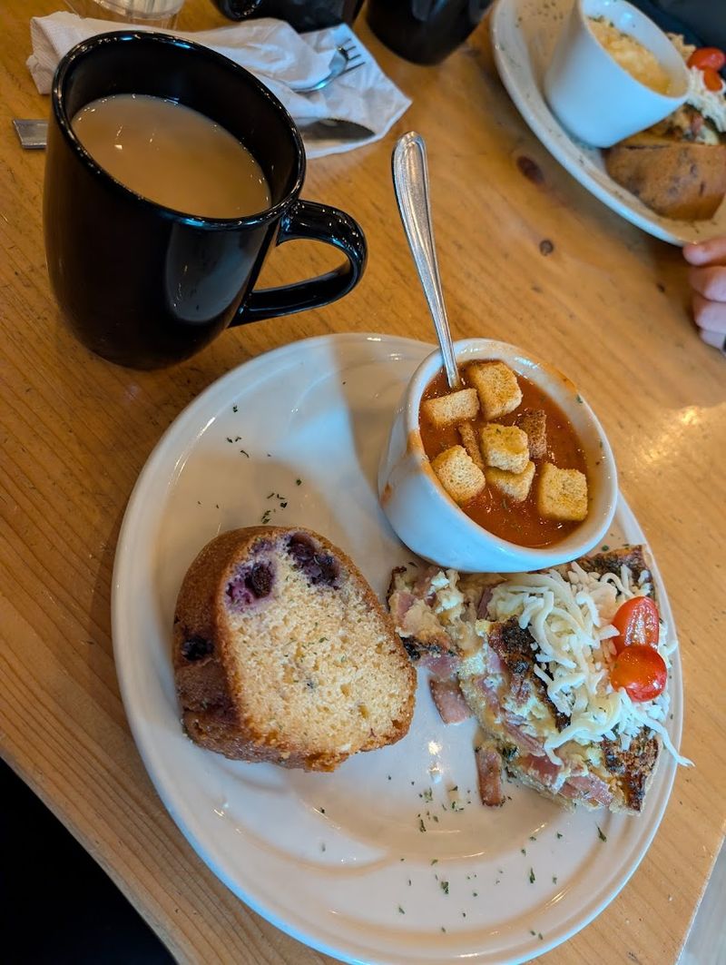The soup, coffee, and desserts deserve their own spotlight The soup, coffee, and desserts deserve their own spotlight