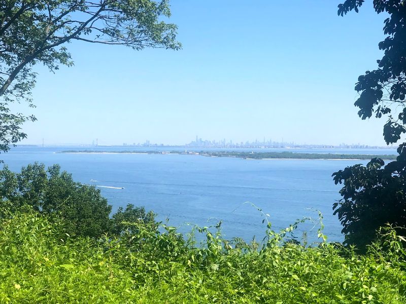 The view that stretches from Sandy Hook to the New York skyline