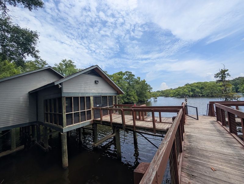 The waterfront cabins offer some of the best views in the park
