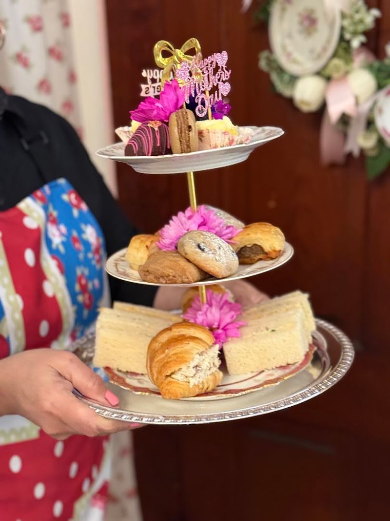 Three Tiers of Savory and Sweet Delights