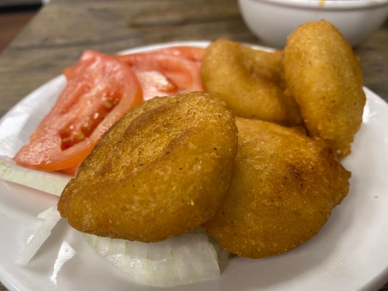 Hot Water Cornbread, Tomatoes, Onions — The Table Tells the Story