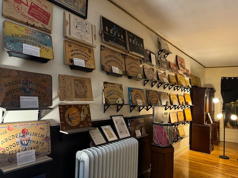 Upstairs at the Michigan Museum of Horror: Movie Props and Ouija Boards Upstairs at the Michigan Museum of Horror: Movie Props and Ouija Boards