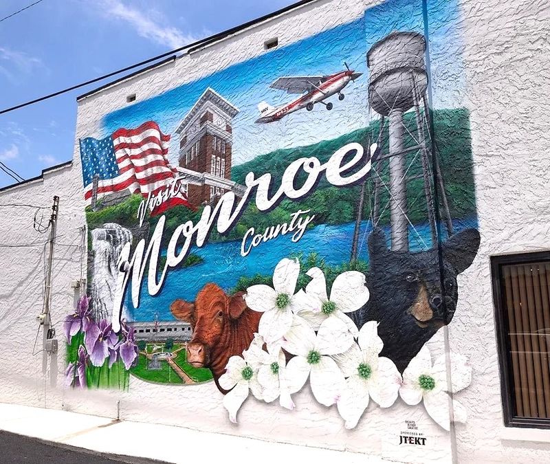 Visit Monroe County Mural — Madisonville
