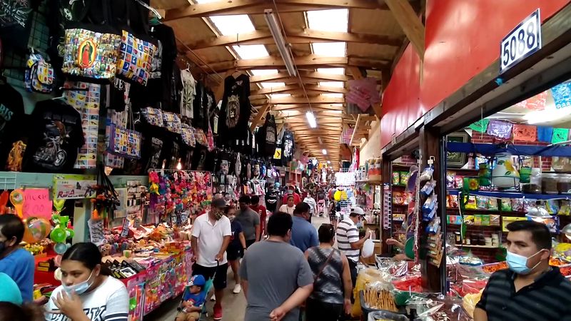 Walking Miles Through Endless Vendor Stalls Walking Miles Through Endless Vendor Stalls