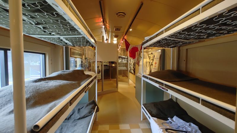 Walking Through The Historic Railcars