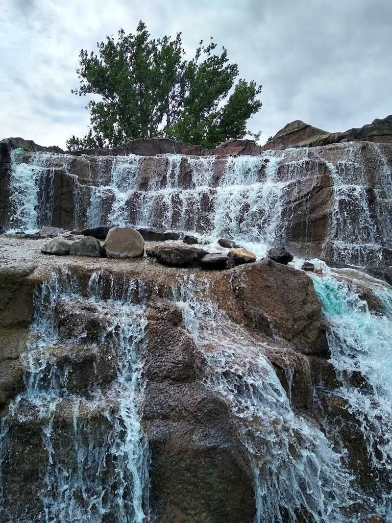 Waterfalls Running Right Through the Course