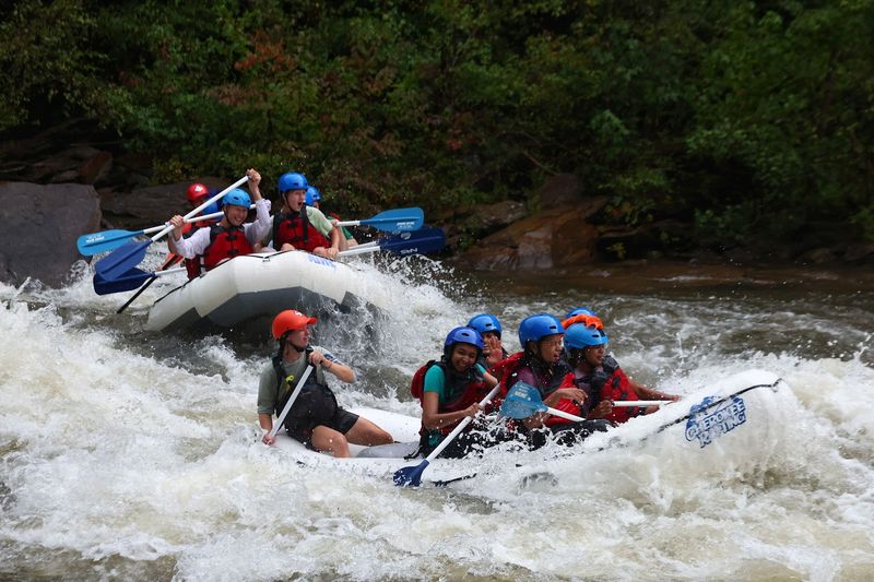Whitewater raft the Ocoee River
