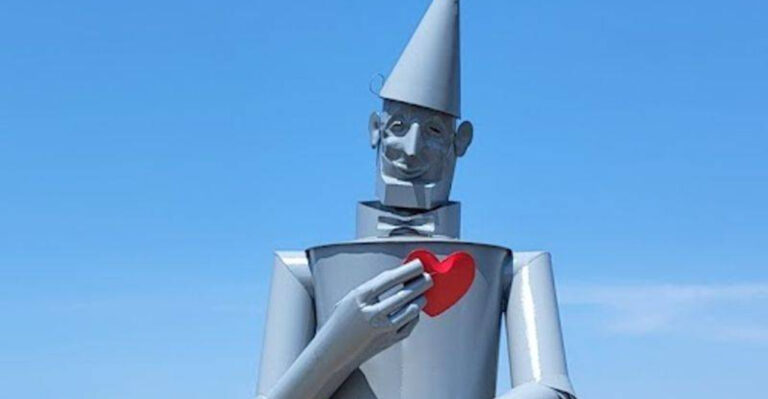 A Beloved 24-Foot Tin Man Brings Wizard Of Oz Charm To Michigan