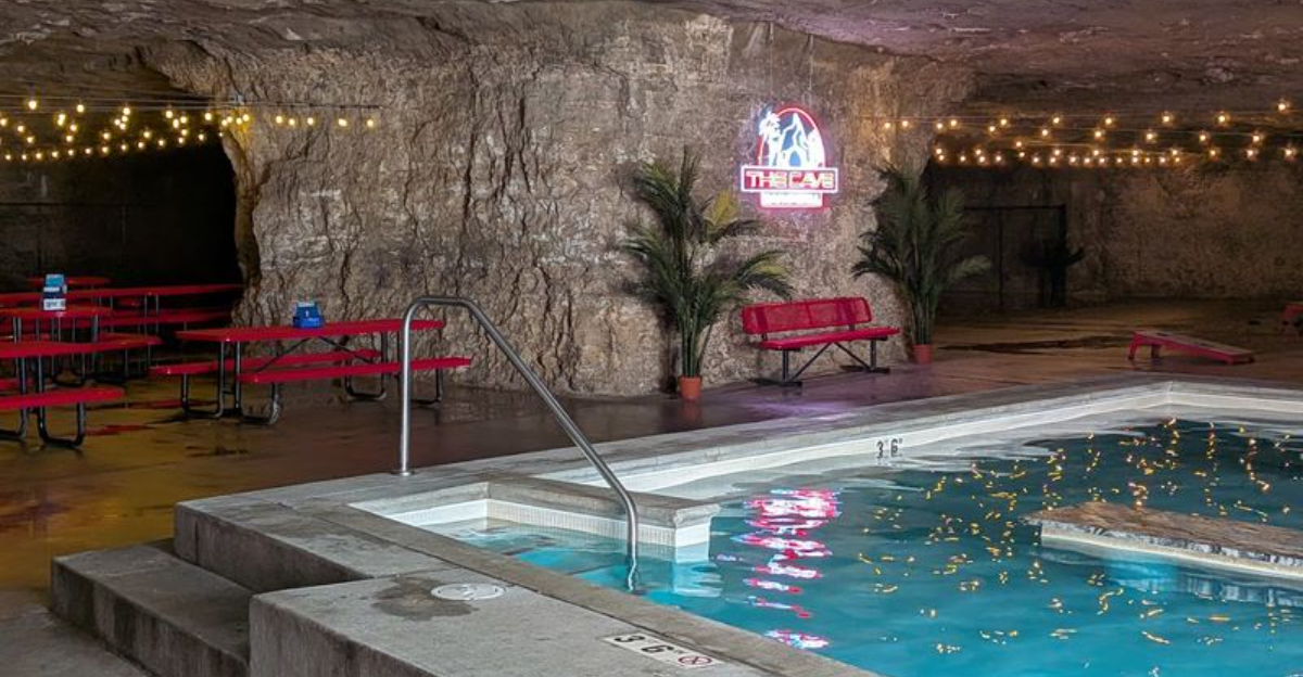 A One-of-a-Kind Dining Experience at a Missouri Restaurant Built Beside a Natural Cave