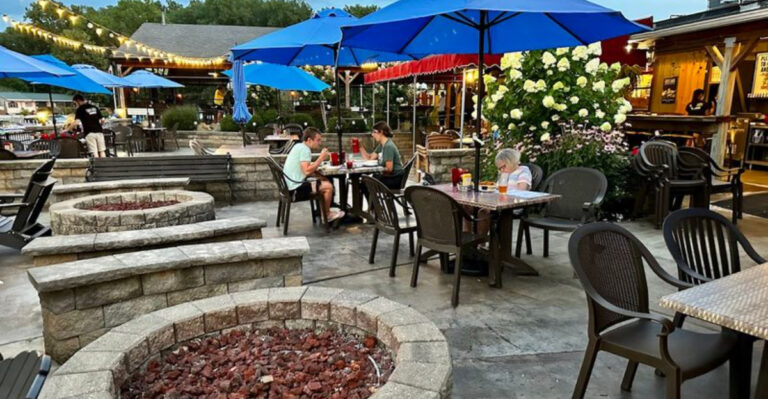A Relaxed Ohio Waterfront Patio Is Hiding One Of The State’s Most Beautiful Summer Views