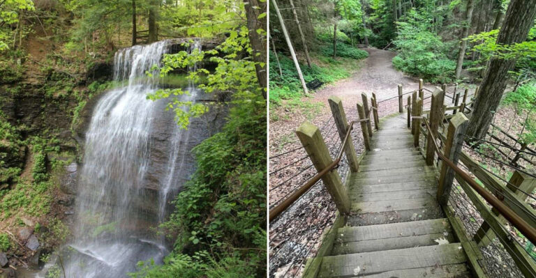 One Of The Most Beautiful Waterfalls In Western Pennsylvania Is Tucked Inside A 48-Acre Natural Area