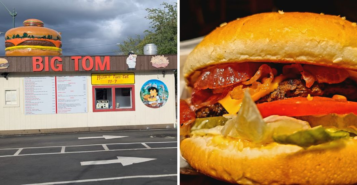 The Giant Cheeseburger at This Washington Restaurant Is Worth the Drive