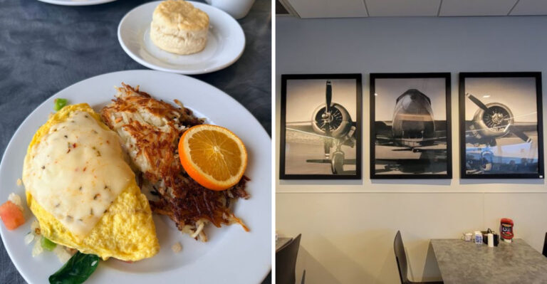 The Indiana Airport Diner Where You Can Enjoy a $10 Breakfast While Small Planes Touch Down Just Feet Away