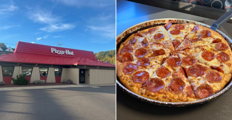 The Only Pizza Hut Classic Left in Pennsylvania Still Offers the Full Dine-in Throwback