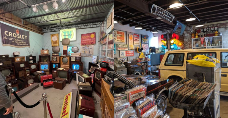 There’s A Secret Television Museum Tucked Inside This Unusual Antique Mall In Ohio