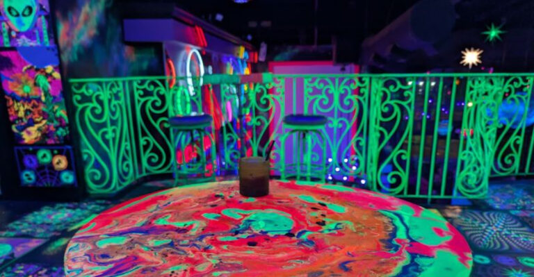 There’s No Other Bar In The World Quite Like This Glow-In-The-Dark Saloon In Texas
