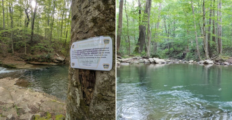 This Enormous Former Quarry in Pennsylvania Was Turned Into a Crystal Clear Swimming Hole That Draws Thousands Every Summer