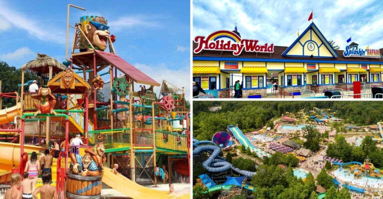 This Indiana Theme Park Gives You Free Parking, Free Sunscreen, and Free Drinks All Day Long