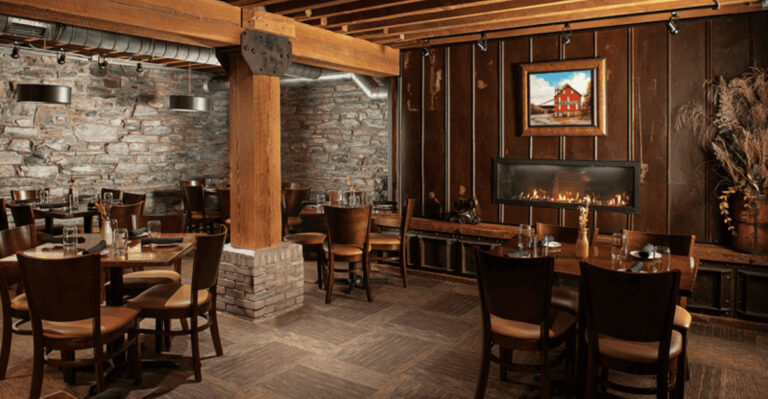 This Pennsylvania Historic Mill Doubles As A Lovely Romantic Dinner Spot