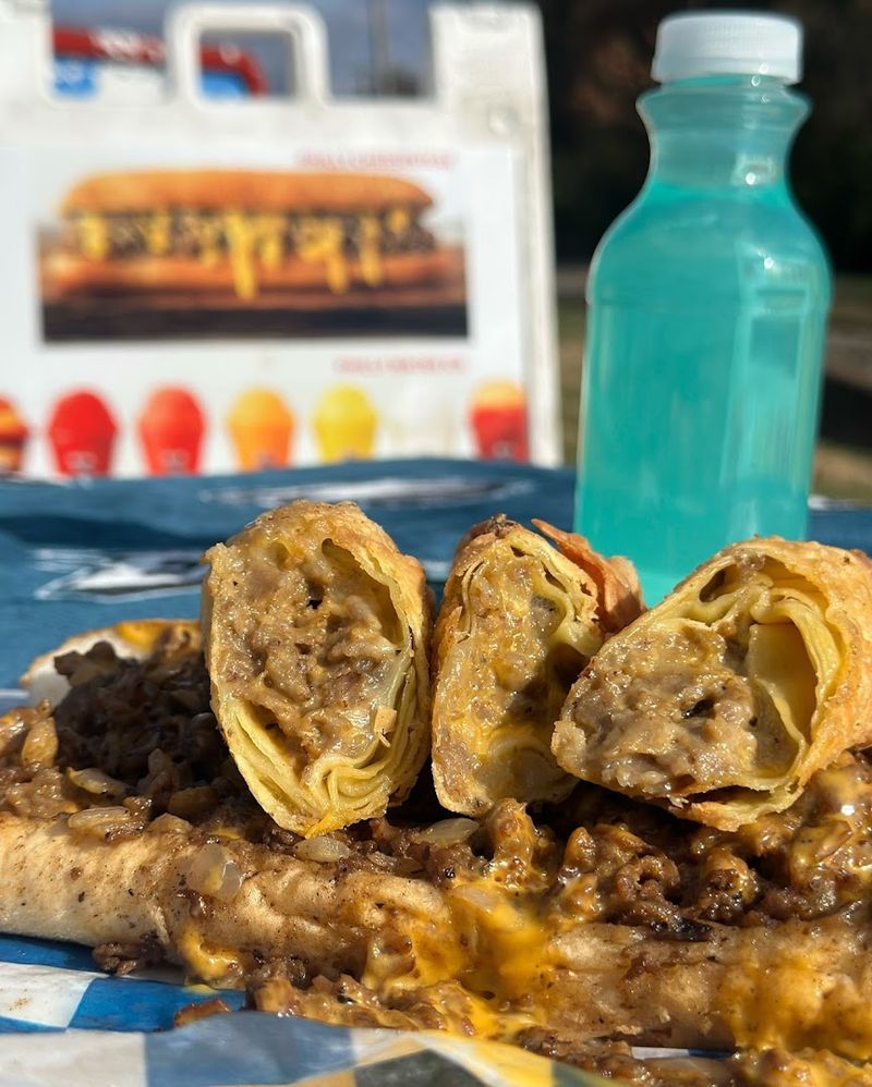 Do not ignore the fries, egg rolls, and water ice Do not ignore the fries, egg rolls, and water ice