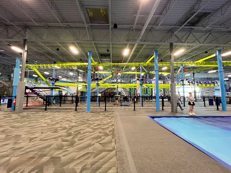 A 70,000 Square Foot Adventure Park Makes Indoor Play Feel Massive