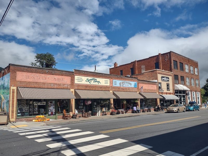 A Downtown Square With Real Mountain Town Character