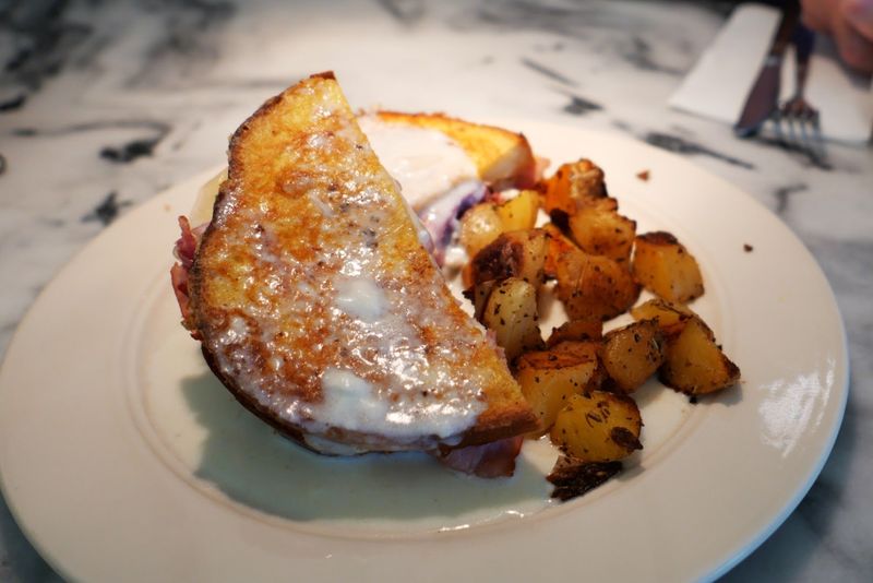 A brunch menu full of French comfort