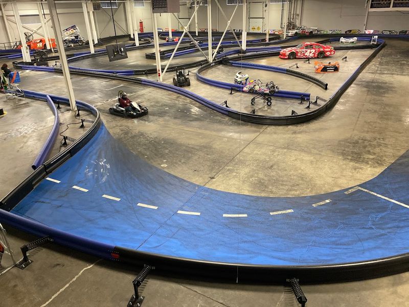 A massive indoor track that delivers instant adrenaline A massive indoor track that delivers instant adrenaline
