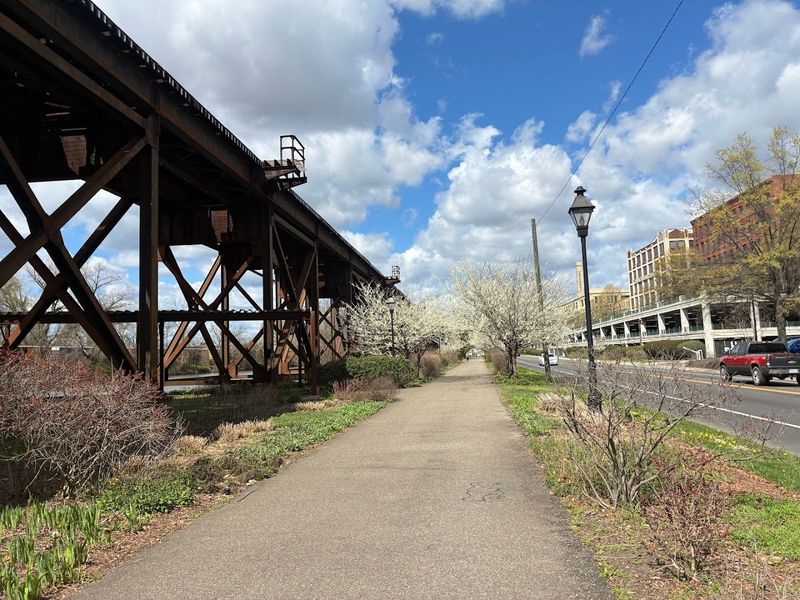 A paved route that feels comfortable to ride