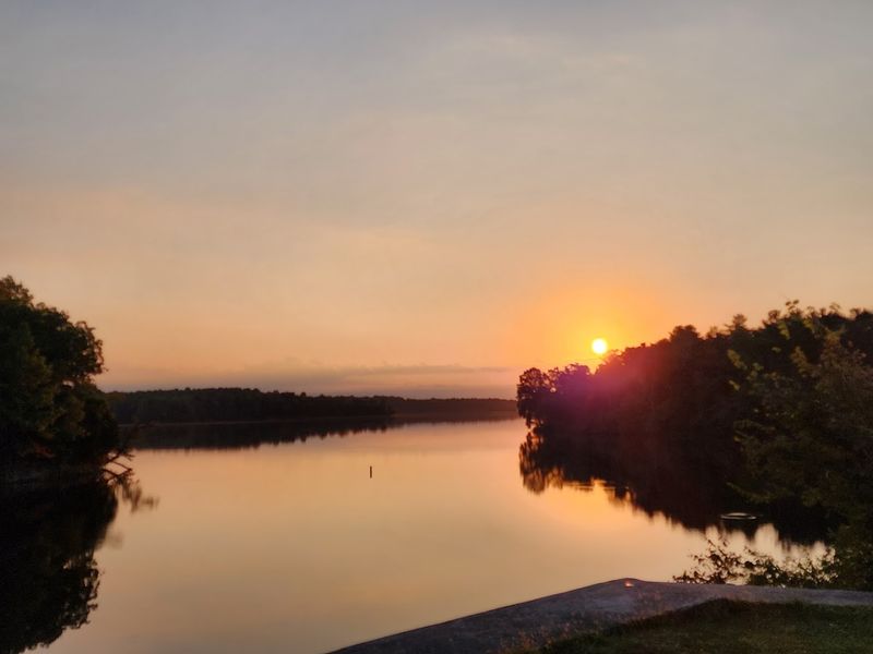 A peaceful lake made for slowing down