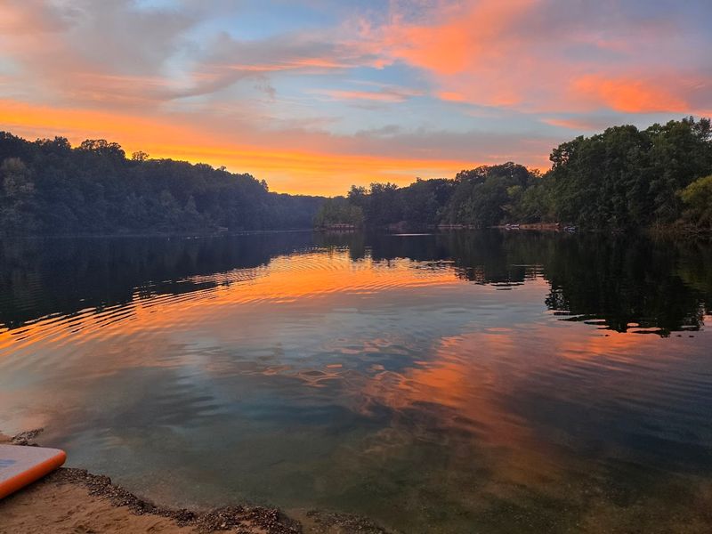 A quarry lake that feels almost unreal
