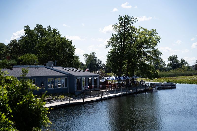 A waterfront setting that instantly feels like vacation