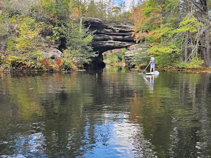 Arch Lake Rock Bridge — Pickett CCC Memorial State Park Arch Lake Rock Bridge — Pickett CCC Memorial State Park