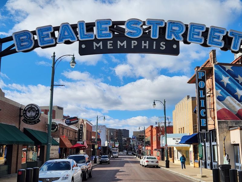 Beale Street in Memphis