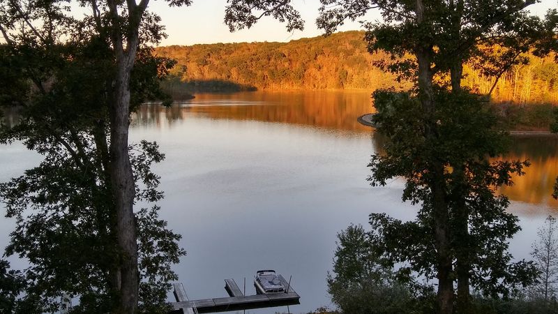 Burr Oak Lake is the heart of the park Burr Oak Lake is the heart of the park