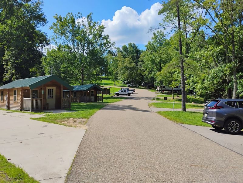 Cabins and camping make it easy to stay longer Cabins and camping make it easy to stay longer