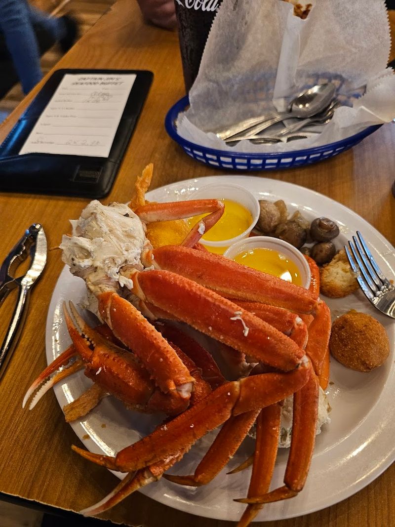 Captain Jim's Serves an All-You-Can-Eat Seafood Feast in the Smokies