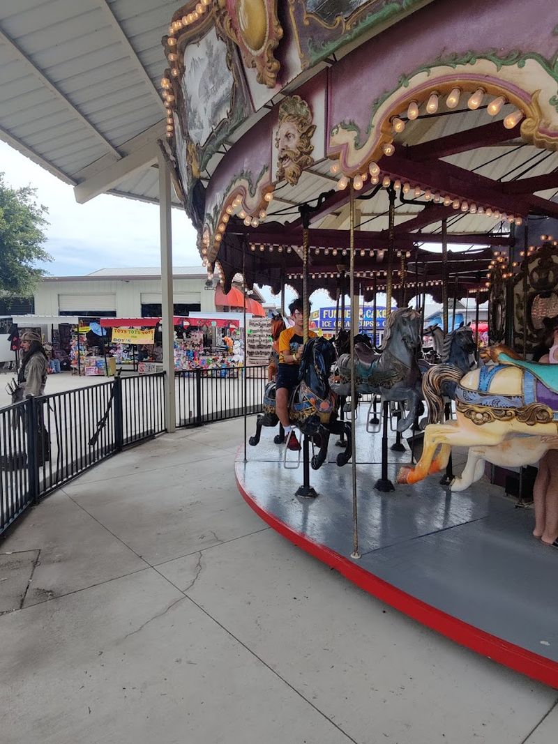 Carnival Rides Right in the Middle