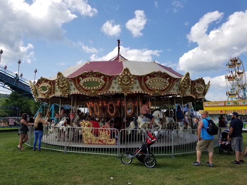 Classic Fair Fun Keeps The Energy Going Back On The Ground
