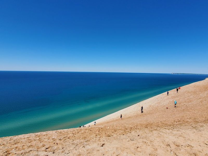 Climb the Sleeping Bear Dunes Climb the Sleeping Bear Dunes